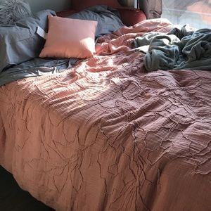 UO Lumi Floral Roping Duvet Cover